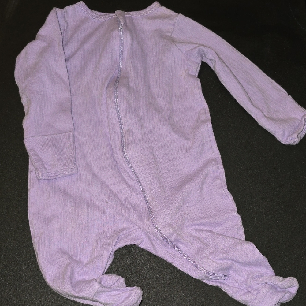 Wonder Nation Purple Footies One Piece